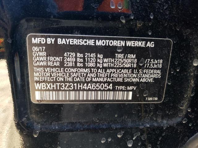 WBXHT3Z31H4A65054 - 2017 BMW X1 XDRIVE28I BLACK photo 13