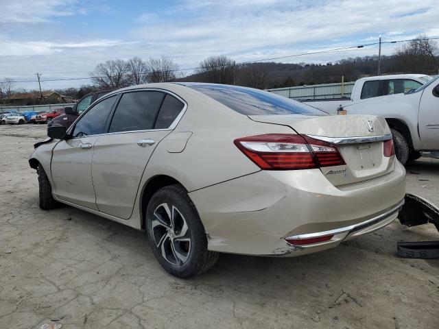 1HGCR2F39GA164580 - 2016 HONDA ACCORD LX SILVER photo 2