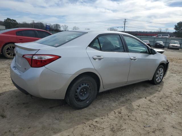 5YFBURHEXFP189532 - 2015 TOYOTA COROLLA L SILVER photo 3