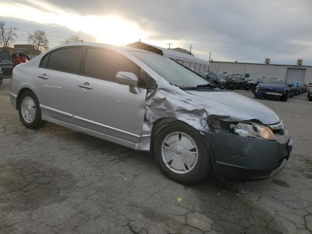 JHMFA36208S013427 - 2008 HONDA CIVIC HYBRID GRAY photo 4