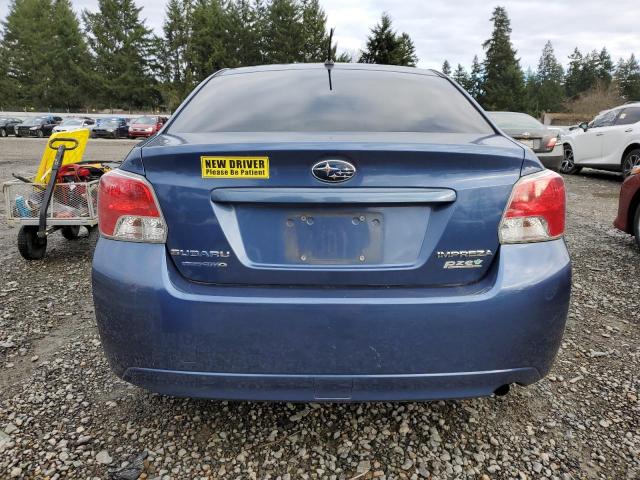 JF1GJAA63CH029802 - 2012 SUBARU IMPREZA BLUE photo 6