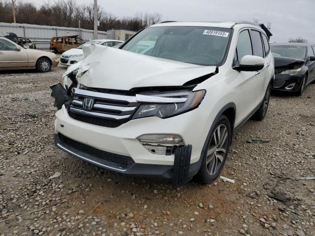 5FNYF5H95HB025149 - 2017 HONDA PILOT TOURING WHITE photo 1