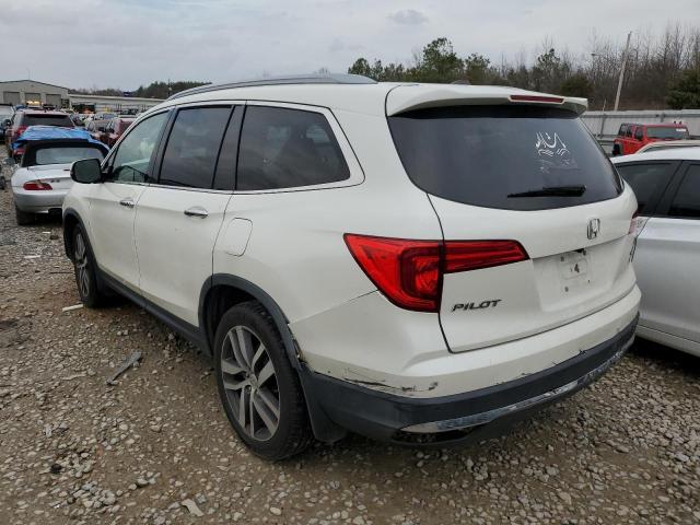 5FNYF5H95HB025149 - 2017 HONDA PILOT TOURING WHITE photo 2