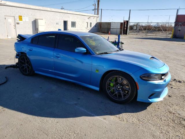 2C3CDXGJ0KH662169 - 2019 DODGE CHARGER SCAT PACK BLUE photo 4