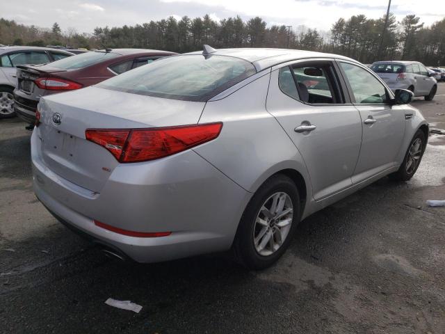 KNAGM4A75B5174560 - 2011 KIA OPTIMA LX SILVER photo 3