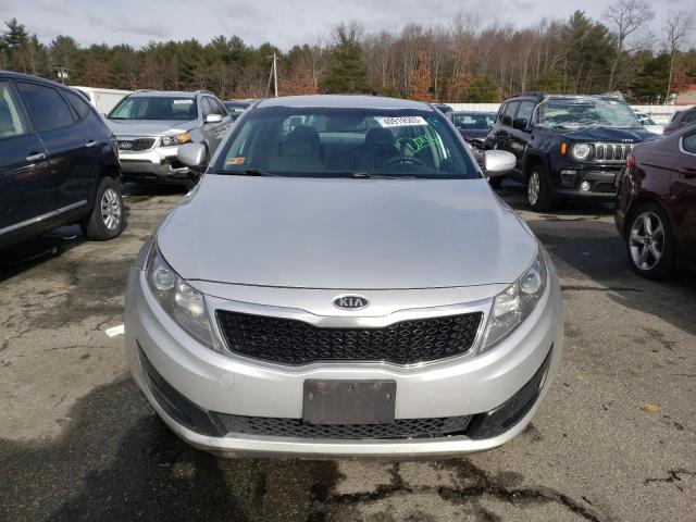 KNAGM4A75B5174560 - 2011 KIA OPTIMA LX SILVER photo 5