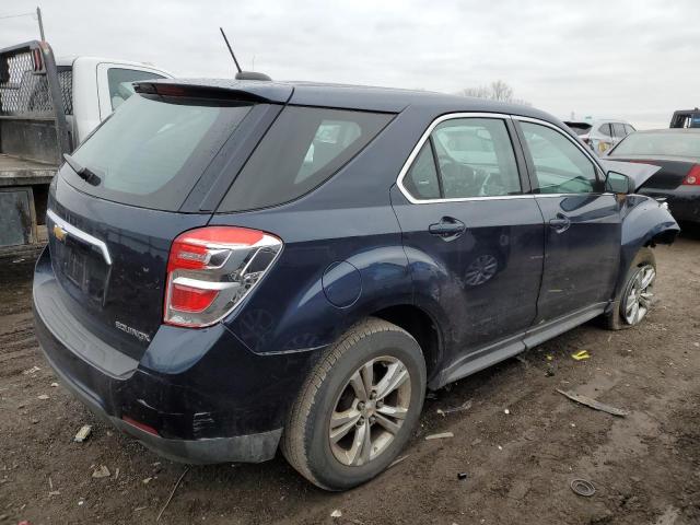 2GNALBEK9G1147974 - 2016 CHEVROLET EQUINOX LS BLUE photo 3