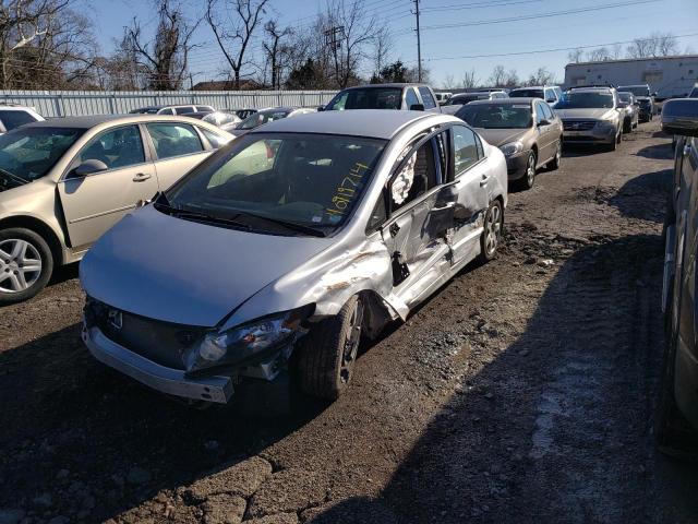 2HGFA16589H356643 - 2009 HONDA CIVIC LX SILVER photo 1