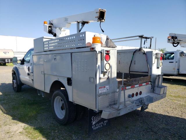 1FDXF46Y37EA36923 - 2007 FORD F450 SUPER DUTY WHITE photo 2