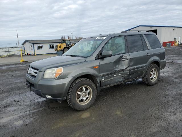 2HKYF18437H500231 - 2007 HONDA PILOT EX GRAY photo 1