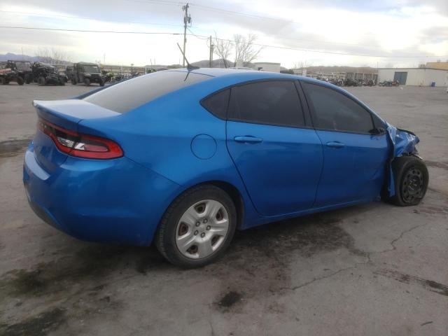 1C3CDFAA0FD278222 - 2015 DODGE DART SE BLUE photo 3