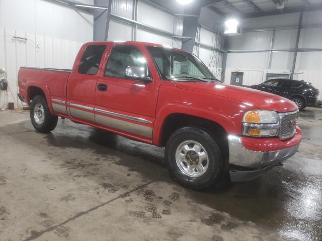 2GTEK19T011315101 - 2001 GMC NEW SIERRA K1500 RED photo 4