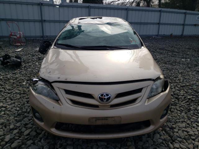 2T1BU4EE0BC599015 - 2011 TOYOTA COROLLA BASE TAN photo 5