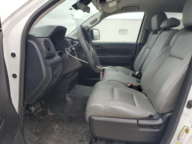 5TFRY5F12LX269738 - 2020 TOYOTA TUNDRA DOUBLE CAB SR/SR5 WHITE photo 7