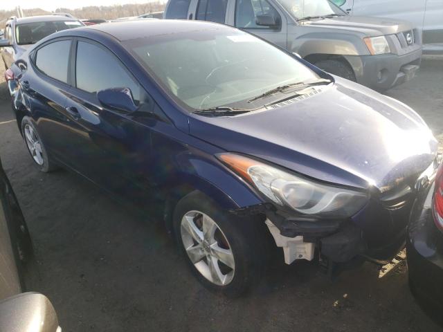 5NPDH4AE5BH006412 - 2011 HYUNDAI ELANTRA GLS BLUE photo 4