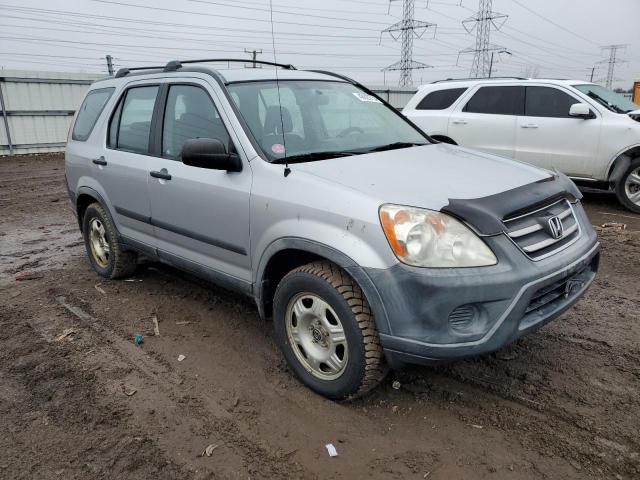 JHLRD78515C055764 - 2005 HONDA CR-V LX SILVER photo 4