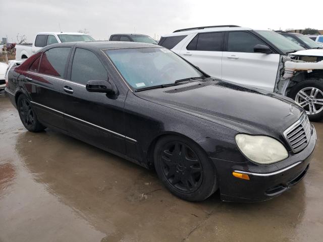 WDBNG75J03A363696 - 2003 MERCEDES-BENZ S 500 BLACK photo 4