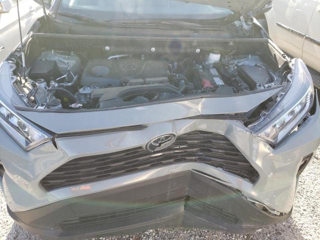 2T3C1RFVXMW159966 - 2021 TOYOTA RAV4 XLE PREMIUM SILVER photo 12