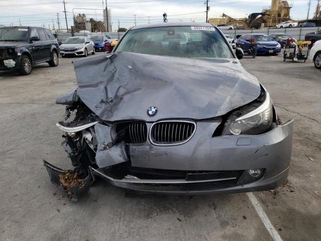 WBANU53548CT07810 - 2008 BMW 528 I GRAY photo 5