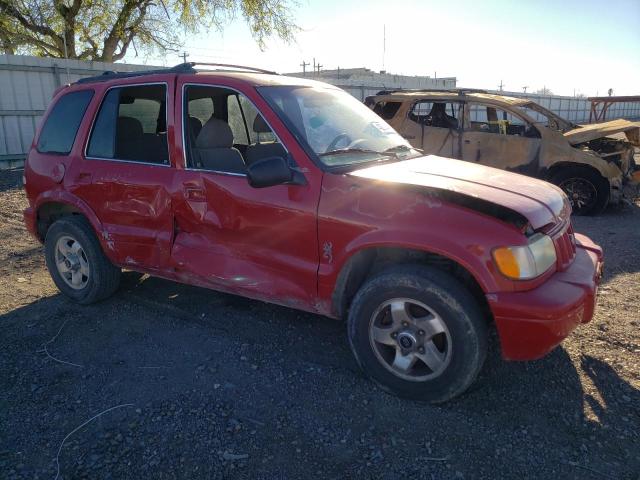 KNDJB723425115981 - 2002 KIA SPORTAGE RED photo 4