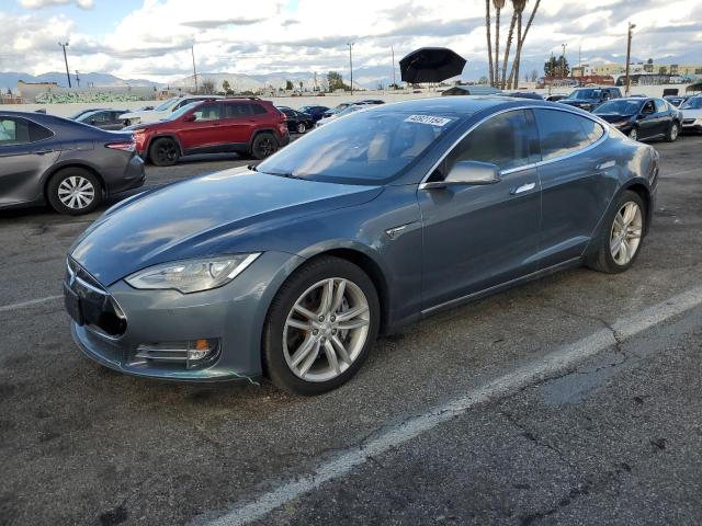 5YJSA1H16EFP40850 - 2014 TESLA MODEL S ნაცრისფერი ფოტო 1