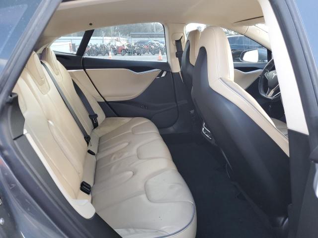 5YJSA1H16EFP40850 - 2014 TESLA MODEL S ნაცრისფერი ფოტო 10