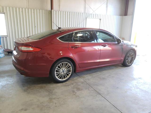 3FA6P0HDXFR292588 - 2015 FORD FUSION SE RED photo 3