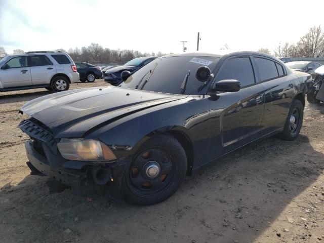 2C3CDXAG3CH230612 - 2012 DODGE CHARGER POLICE BLACK photo 1