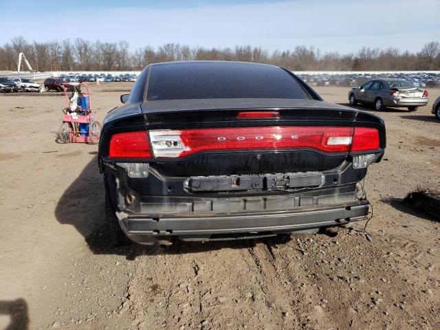 2C3CDXAG3CH230612 - 2012 DODGE CHARGER POLICE BLACK photo 6