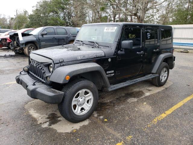 1C4BJWDG5JL833809 - 2018 JEEP WRANGLER U SPORT BLACK photo 1