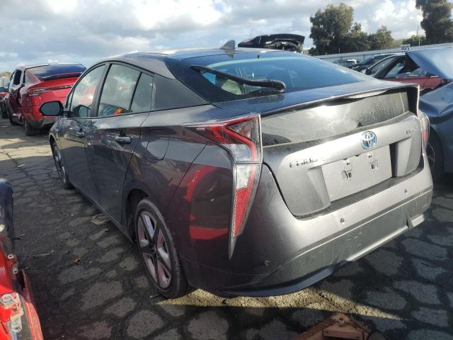 JTDKARFU1H3538544 - 2017 TOYOTA PRIUS GRAY photo 2