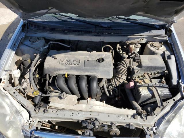 1NXBR32E15Z512581 - 2005 TOYOTA COROLLA CE SILVER photo 11