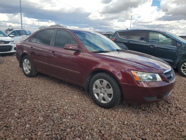 5NPET46C37H222292 - 2007 HYUNDAI SONATA GLS RED photo 4