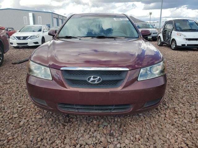 5NPET46C37H222292 - 2007 HYUNDAI SONATA GLS RED photo 5