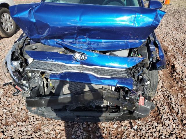 3KPA24AB8KE229283 - 2019 KIA RIO S BLUE photo 11