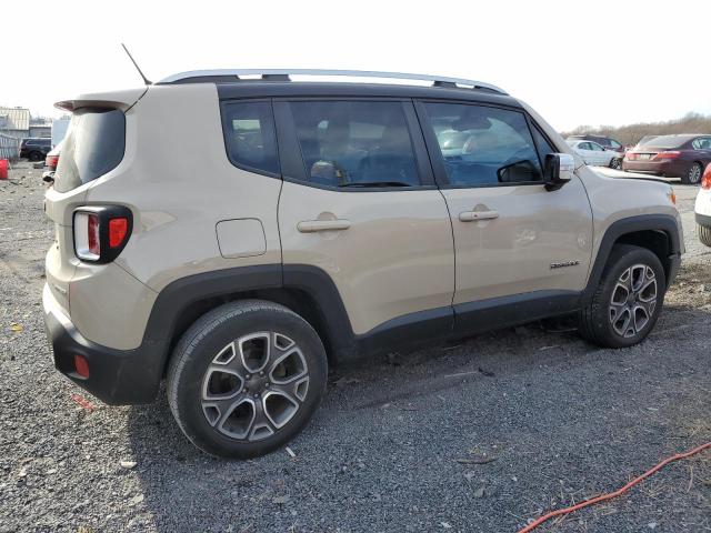 ZACCJBDT4GPD51590 - 2016 JEEP RENEGADE LIMITED BEIGE photo 3