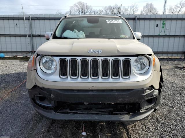 ZACCJBDT4GPD51590 - 2016 JEEP RENEGADE LIMITED BEIGE photo 5