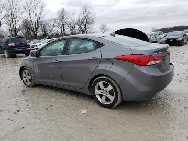 5NPDH4AE4DH336223 - 2013 HYUNDAI ELANTRA GLS GRAY photo 2