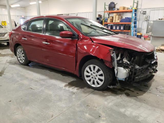 3N1AB7AP7HY357909 - 2017 NISSAN SENTRA S BURGUNDY photo 4