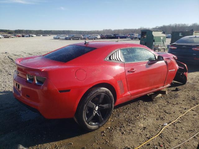 2G1FB1ED7B9115718 - 2011 CHEVROLET CAMARO LT RED photo 3