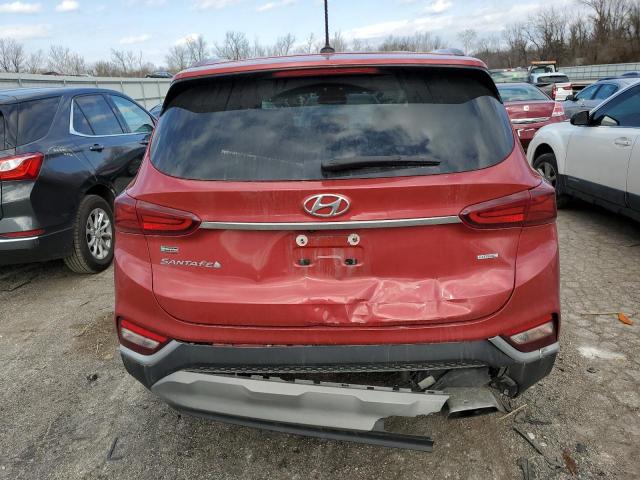 5NMS2CAD5KH116903 - 2019 HYUNDAI SANTA FE SE RED photo 6