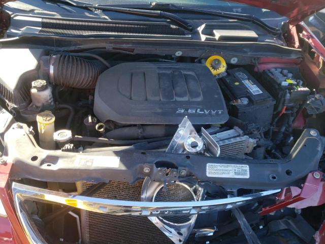 2C4RC1BG4ER211178 - 2014 CHRYSLER TOWN & COU TOURING ბურგუნდია ფოტო 12