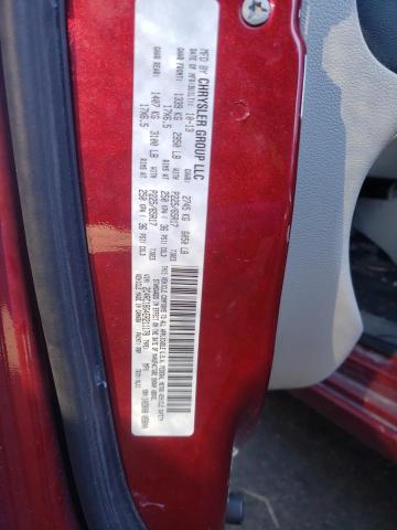 2C4RC1BG4ER211178 - 2014 CHRYSLER TOWN & COU TOURING ბურგუნდია ფოტო 13