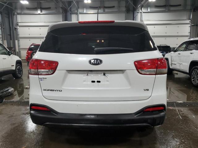 5XYPGDA55HG210112 - 2017 KIA SORENTO LX WHITE photo 6