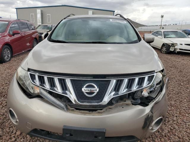 JN8AZ18W09W161441 - 2009 NISSAN MURANO S BEIGE photo 5