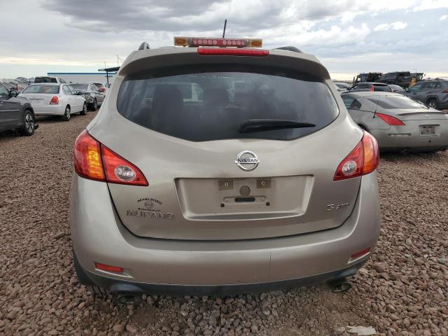 JN8AZ18W09W161441 - 2009 NISSAN MURANO S BEIGE photo 6