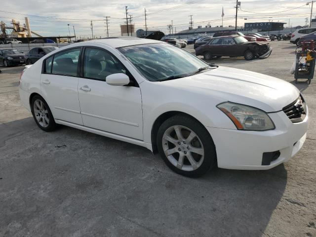 1N4BA41E18C817176 - 2008 NISSAN MAXIMA SE WHITE photo 4