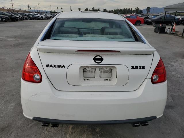 1N4BA41E18C817176 - 2008 NISSAN MAXIMA SE WHITE photo 6