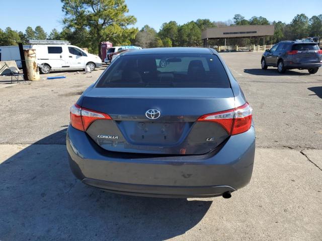 2T1BURHE4FC450184 - 2015 TOYOTA COROLLA L GRAY photo 6