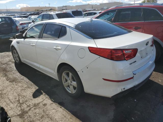 KNAGM4A77F5653780 - 2015 KIA OPTIMA LX WHITE photo 2